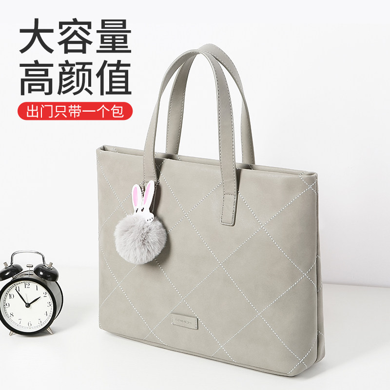 手提电脑包女可爱适用于华为matebook14苹果macbook笔记本air13pro15寸15.6联想小新pro16小米戴尔内胆包M5M4