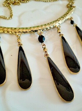 夸张雕刻未镶嵌毛衣链轻奢小众