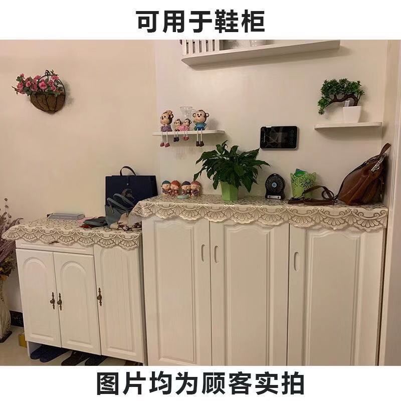 电视床头柜防水PVC茶几桌布鞋柜餐边柜盖布欧式田园长方形玄关垫