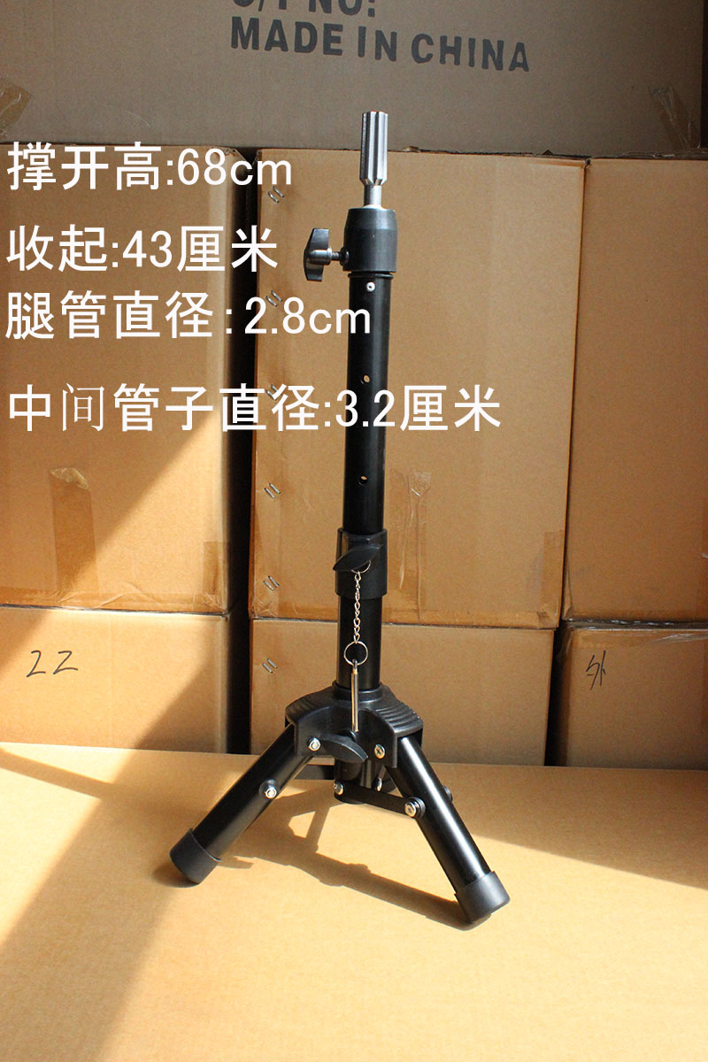 迷你桌面立式支架模特头支架假人头模型理发店专用美发支架通用 - 图3