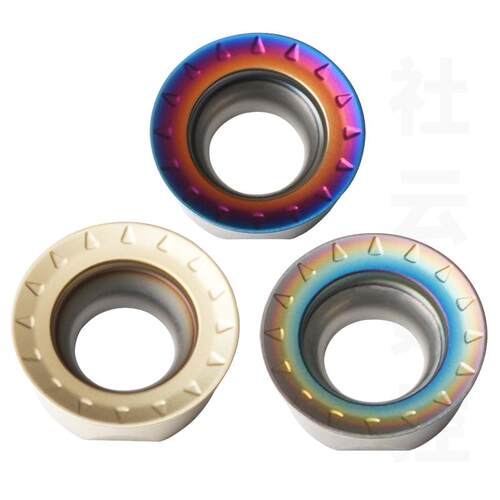 数控圆形R4 R5 R6铣刀片RPMT10T3MOE-JS/08T2/1204合金七彩高硬 - 图3