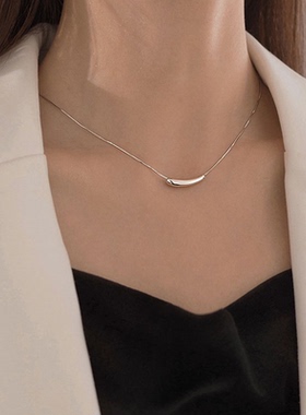 2026蛇骨锁骨链925银甜酷女款