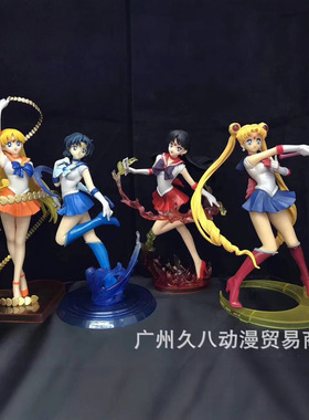 美少女战士 ZERO 月野兔 水星 木星 火星 海王星 天王星 手办