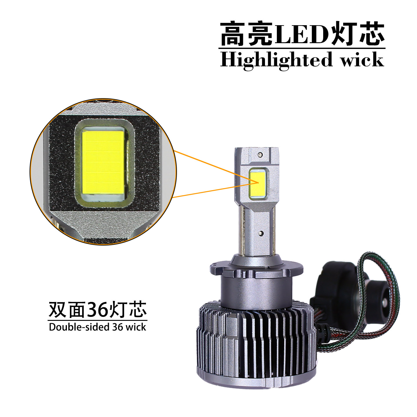 D2S石栏汽车led激光灯泡原车近光透镜氙气灯专用灯升级改装车灯,淘宝优惠券,粉丝福利购,淘宝优惠卷