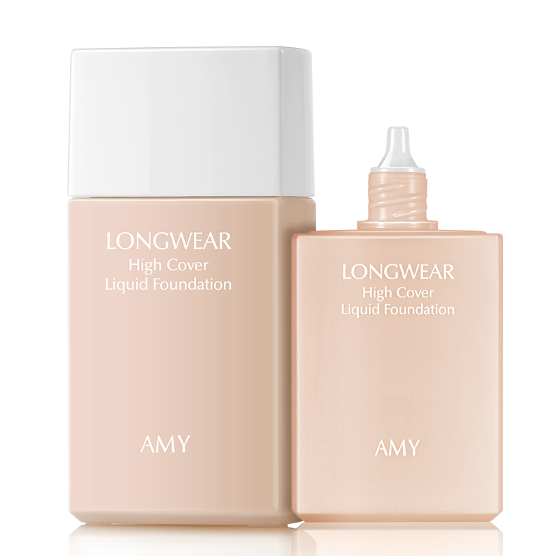 amy安美化妆品旗舰店Amy/安美恒久无瑕粉底液bb霜遮瑕裸妆强保湿不脱妆防水提亮粉底膏3