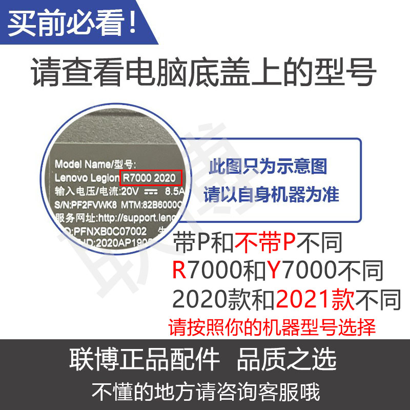 联想拯救者 Y7000 R7000P Y7000P 2020/H 2021/2022 IAH7风扇ARH - 图1