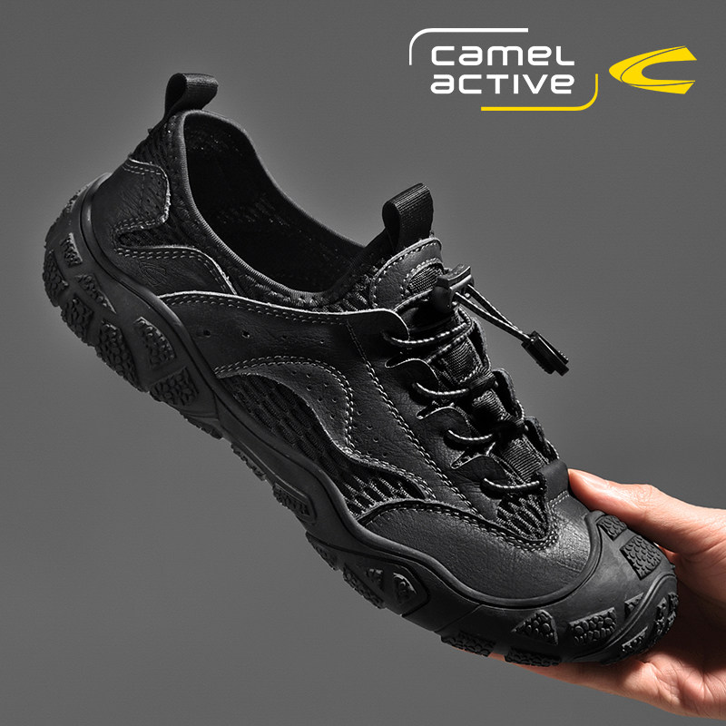 德国骆驼动感男鞋夏季透气网面运动网鞋男新款镂空洞洞鞋男士凉鞋,淘宝优惠券,粉丝福利购,淘宝优惠卷