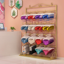Lingerie shop show rack bra positive hanging by wall multilayer bra shelf single-sided shorts silk socks pantyhose display shelf