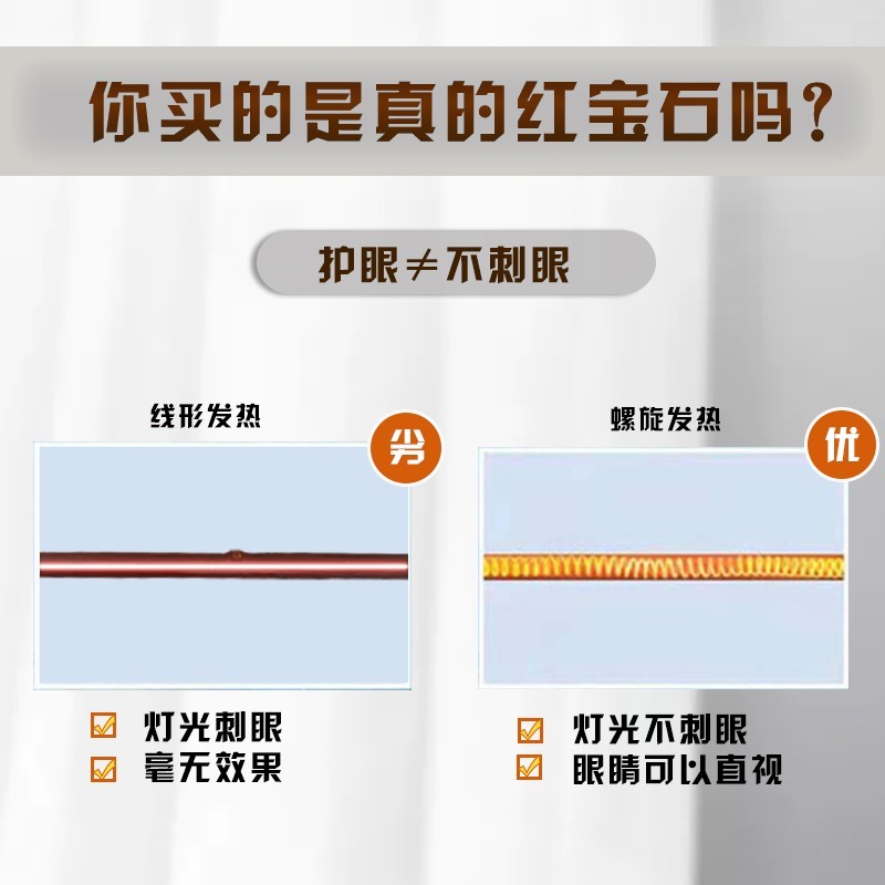 集成吊顶超薄黄金管正方形浴霸灯暖卫生间浴室30x30取暖器嵌入式-图2