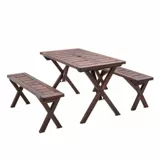 Антикоррозивные деревянные столы и террасы стулья, складные столы с твердым деревом и комбинированные кресла Деревянные столовые стулья Balds Balds.