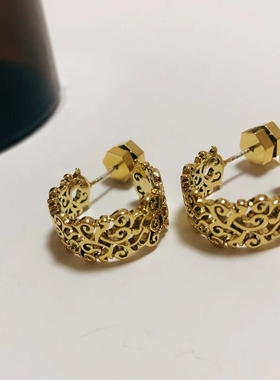 手镯韩国tosienna镀18k真金祥云