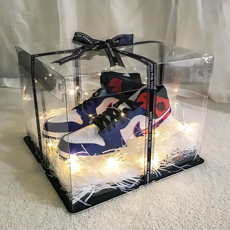 装球鞋的礼盒包装盒aj运动鞋高跟鞋接亲创意送男友生日网红礼物盒-图2