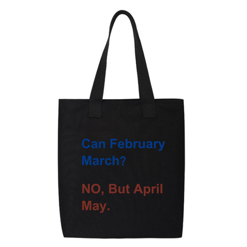 秀洛Can February March帆布包单肩包斜跨手提购物袋托特包背包 - 图1