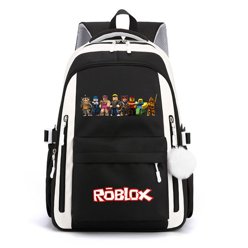 秀洛Roblox书包游戏罗布乐思初中小学生背包大容量补课包双肩包 - 图2