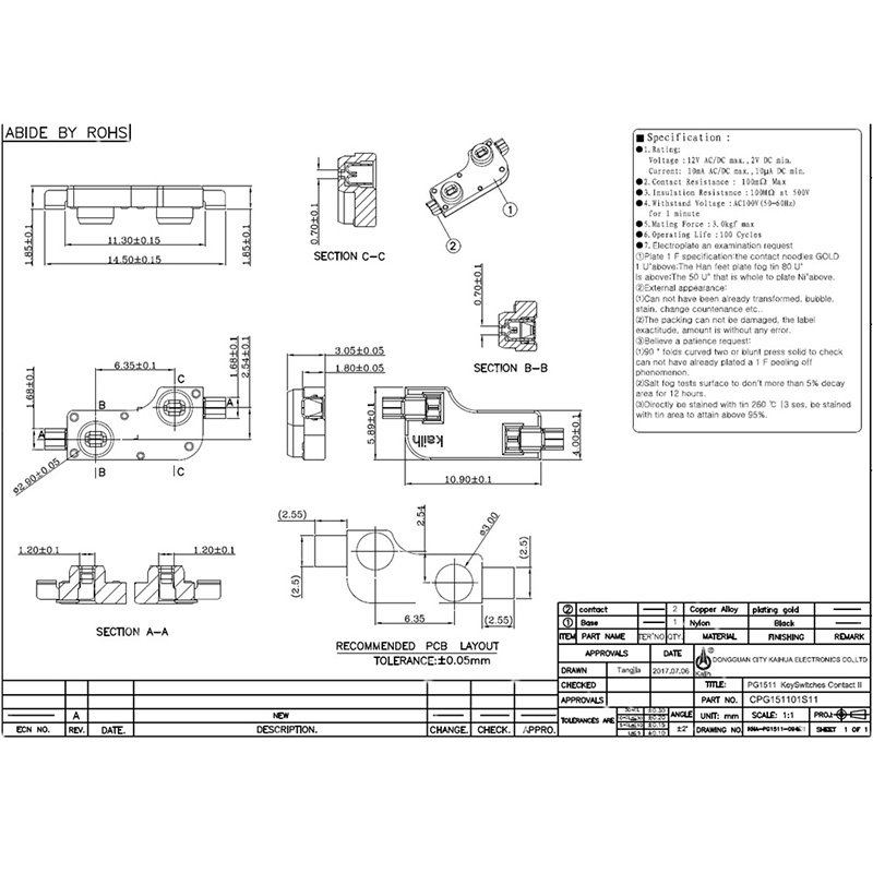 凯华kailh热插拔底座改装插拔轴GH60PCB机械键盘轴体自主换轴轴座 - 图2