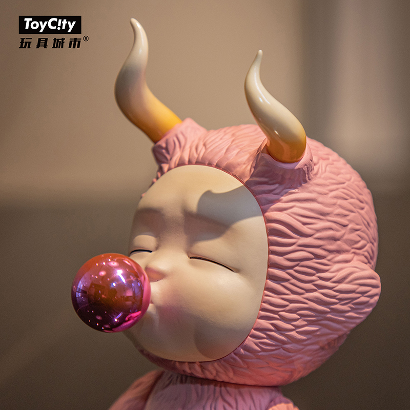 TOYCITY玩具城市 ANGELBOY 粉色坐姿梦150%大号限量版手办潮玩 - 图2