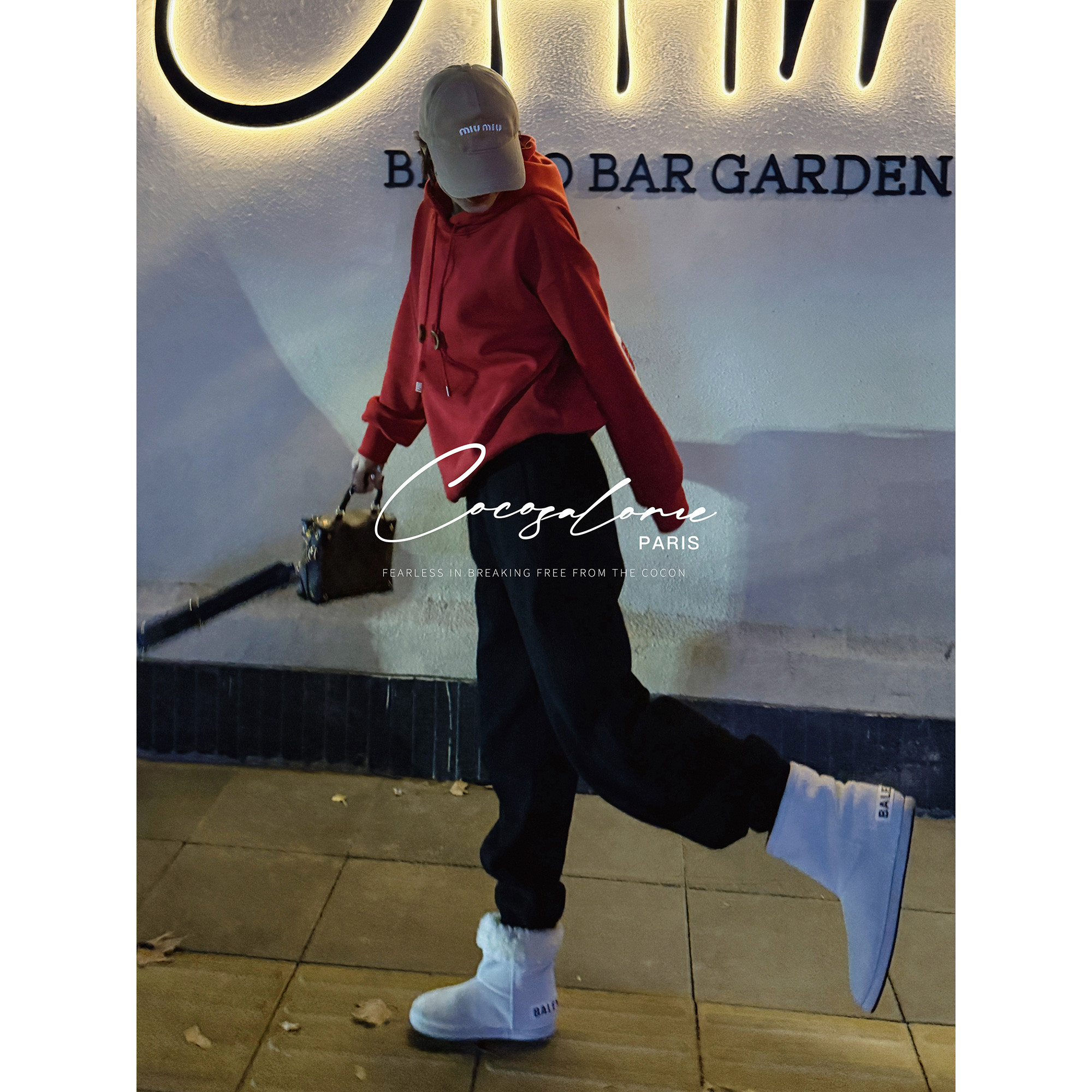 韩彬彬"M6卫裤"秋冬新款500g重磅加绒加厚休闲简约束脚卫裤女804K,淘宝优惠券,粉丝福利购,淘宝优惠卷