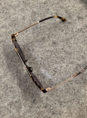 墨镜德国玳瑁色半框镀膜太阳镜