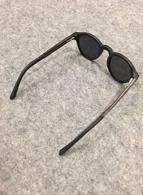 墨镜美国复古风磨砂黑太阳眼镜