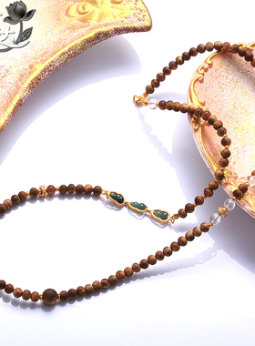 LINGLADY木珠串珠眼镜链挂脖防丢眼镜绳时尚装饰链条