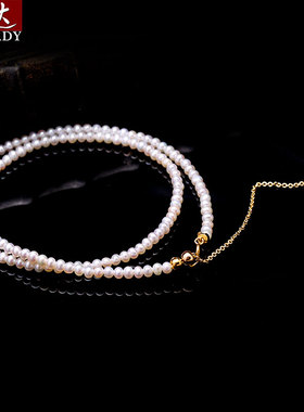 淡水珍珠项链锁骨链短款女