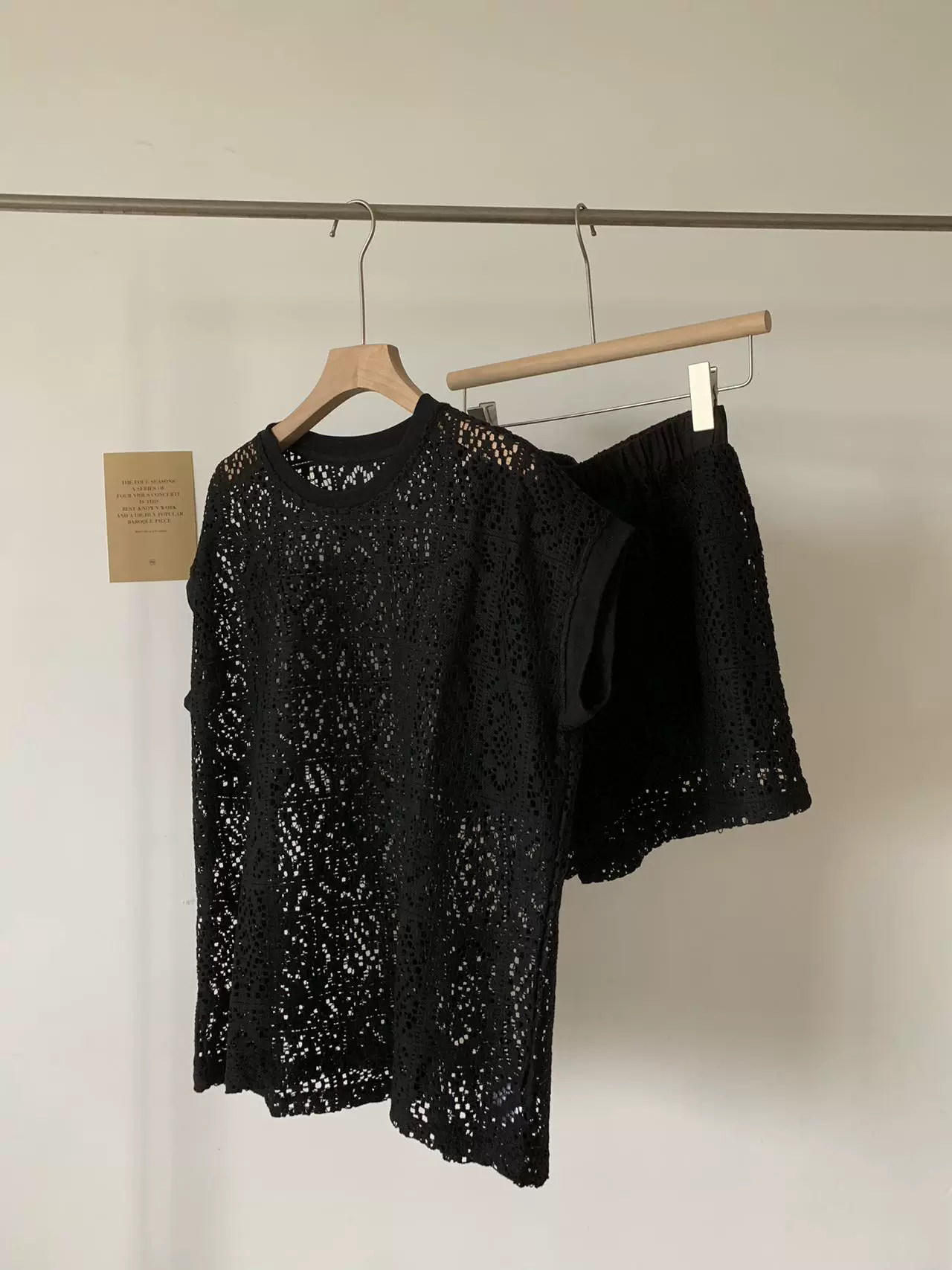 (Cross-border trading), summer cute lace T-shirt sleevless, set, elastic waist