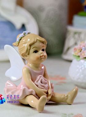 cosmos陶瓷美式风小天桌面摆件