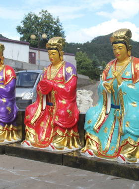 碧霄树脂佛像送子娘娘