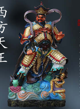 寺庙天王殿供奉四大天王佛像