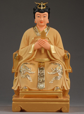 泰山娘娘碧霞元君树脂神像