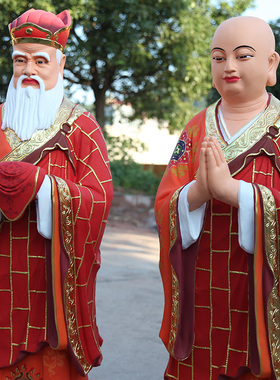 寺庙树脂地藏王菩萨贴金彩绘佛像