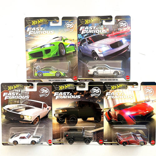 风火轮Hotwheels Fast&Furious速度与激情GBW75三菱日蚀珍藏车模 - 图0