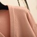 2019 đầu xuân mới ngắn áo len cổ chữ V áo len nữ rộng pit lưới áo len đỏ - Đan Cardigan cardigan nữ Đan Cardigan