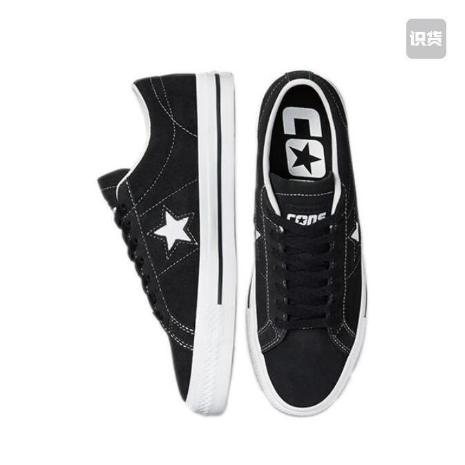板正体育Converse匡威黑白翻毛皮麂皮防滑 低帮帆布鞋 171327C,淘宝优惠券,粉丝福利购,淘宝优惠卷
