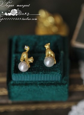 全手工拉丝超萌天然淡水珍珠