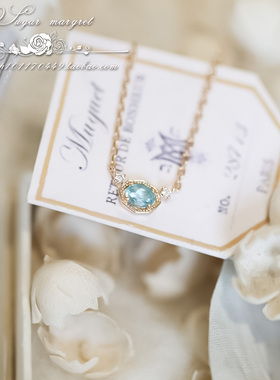 磷灰石戒指925纯银帕拉伊巴色女