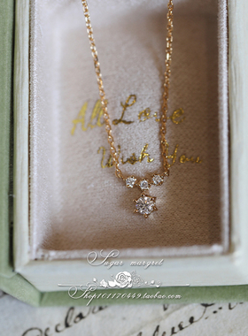 莫桑石闪钻925纯银气质锁骨链