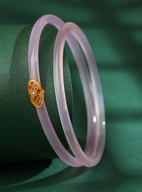 小福锁手镯叮当镯小红书抖音同款推荐细镯子禁步环汉服日常百搭款