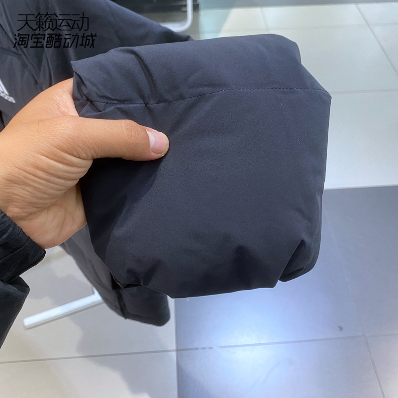 阿迪达斯女新款装运动休闲立领羽绒服HN2111-HG8696-GT3368 - 图1