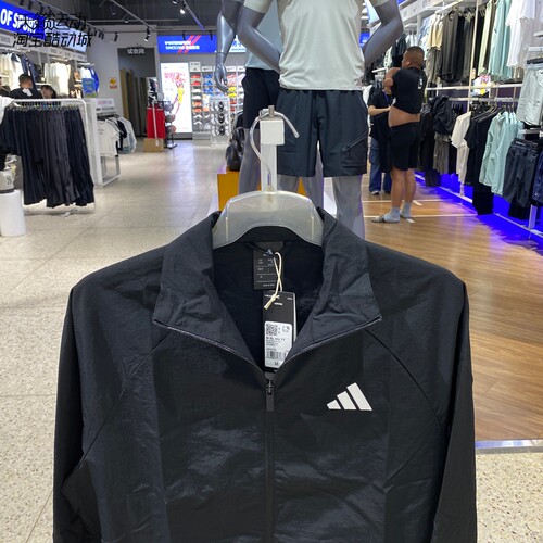 Adidas阿迪达斯男士2026新款立领运动休闲夹克外套JM1772 - 图1