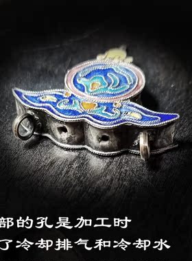 纯银纯手工制品珐琅彩传统手工艺