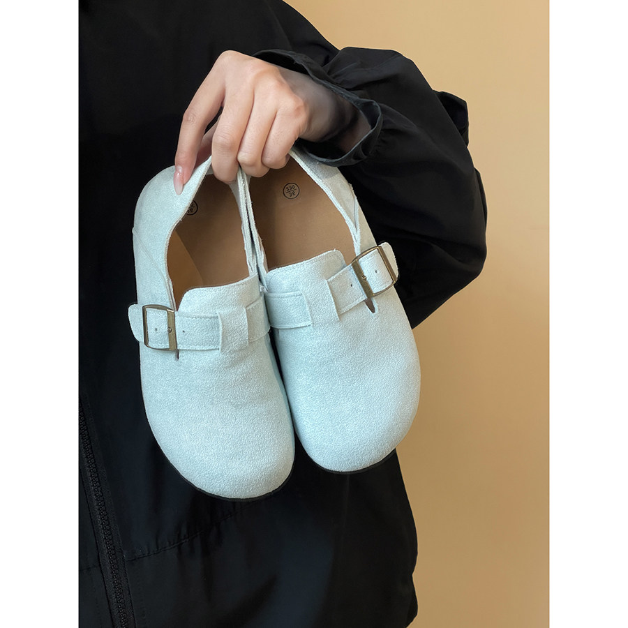 路十三港风全包博肯鞋女2026春季软底懒人一脚蹬单鞋百搭休闲鞋,淘宝优惠券,粉丝福利购,淘宝优惠卷