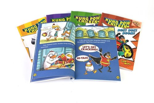 Kung Pow Chicken 01-05 学乐大树系列 宫保鸡丁侠5册套装 儿童课外英语漫画读物 桥梁书 初级章节书 6-9岁 英文原版进口 - 图1