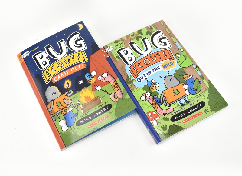 英文原版漫画书 Scholastic Bug Scouts美国学乐臭虫侦察兵01-02儿童读物幽默冒险故事英语课外阅读进口原版-图3