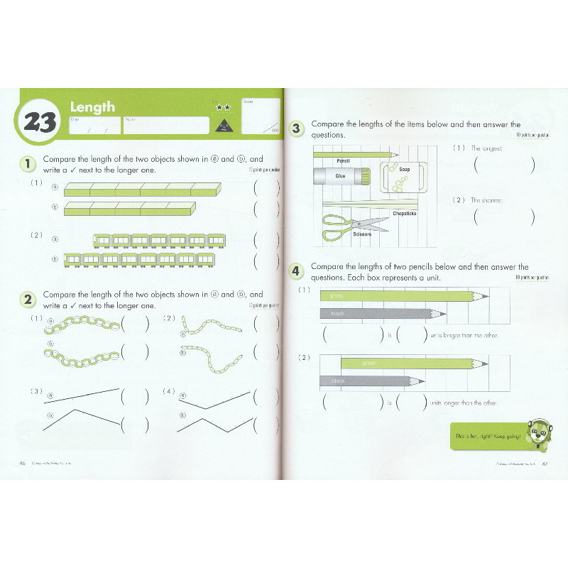 1-3年级数学几何和测量Kumon Math Workbooks Geometry & Measurement Grade 小学数学练习册 公文式教育英文原版 英语版数学题 - 图0