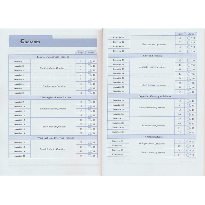 SAP Conquer Mathematics 6 六年级数学练习册 数学分数百分比比例专项训练 新加坡数学攻克版小学教辅教材英文版 数学建模法 - 图2
