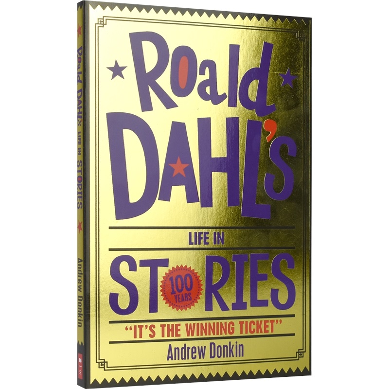 Roald Dahl's Life in Stories 罗尔德达尔的故事人生英文版小说 Roald Dahl 人物传记 查理的巧克力工厂英文版 英文原版进口书 - 图0