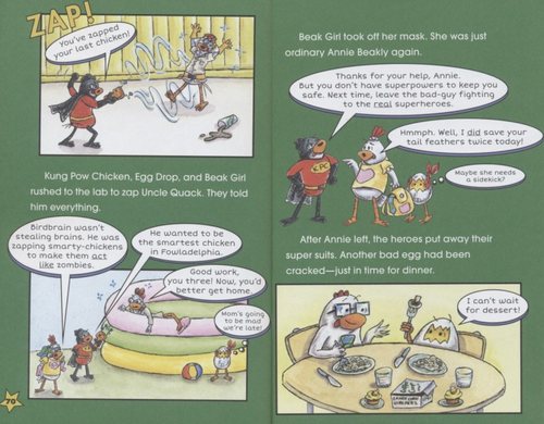 Kung Pow Chicken 01-05 学乐大树系列 宫保鸡丁侠5册套装 儿童课外英语漫画读物 桥梁书 初级章节书 6-9岁 英文原版进口 - 图3