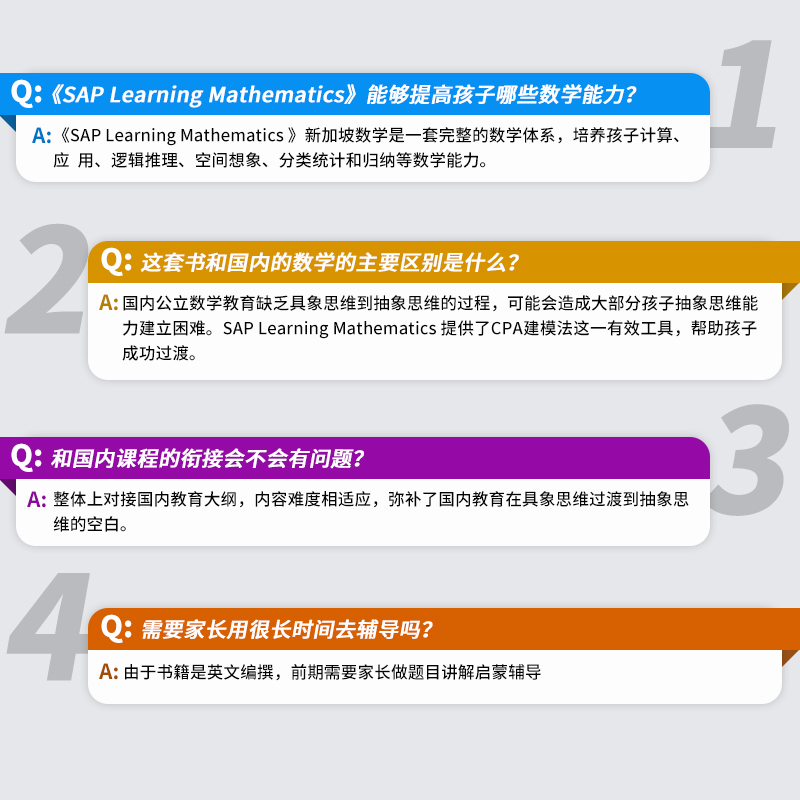 SAP Learning Mathematics 新加坡学习系列数学思维启蒙训练题1年级英文版 7岁 数学建模学习法练习册 maths一年级小学教材教辅 - 图0