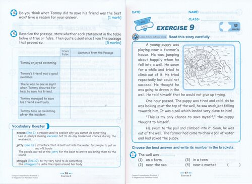 SAP 新加坡小学英语阅读理解 Conquer Comprehension Workbook 1-6年级练习册 阅读专项提高训练 攻克系列 英文原版进口教辅 - 图0